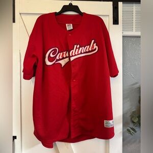 True Fan St. Louis Cardinals embroidered jersey shirt